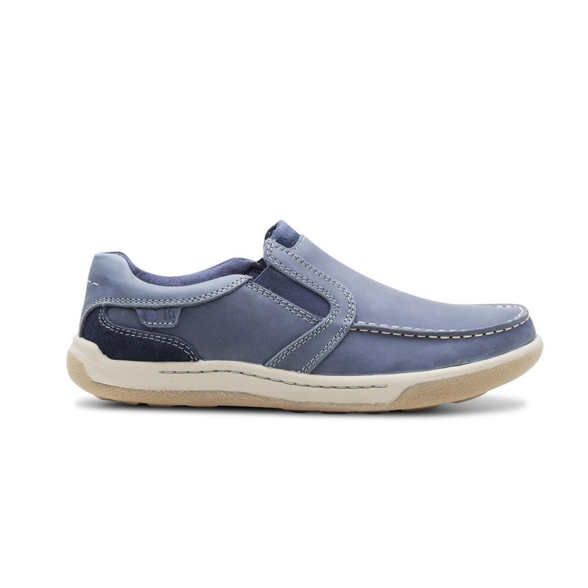 CARDINALE - Zapatos Slip-On Hombre Cuero Arno-3-03-Azul