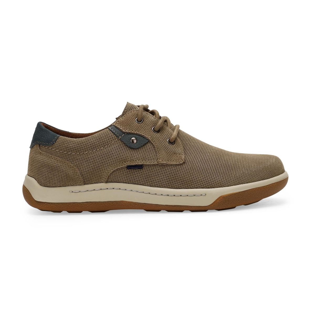 CARDINALE - Zapatos Hombre Cordones Cuero Arno-0-11 Taupé Cardinale