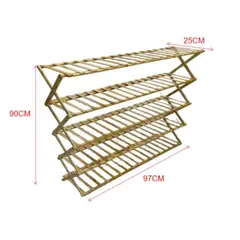 GENERICO - Organizador De Madera 25x90x97cm 1PCS