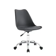 ARTHOME - Silla de Oficina Ergonómica Shanghai Blanca Altura Ajustable
