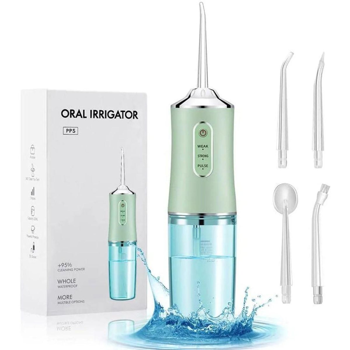 GENERICO - Limpiador Dental Portatil USB Irrigador Bucal