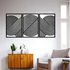 LOS REGALONES - Cuadros Decorativos Abstracto En Madera Mdf 3mm 33x50