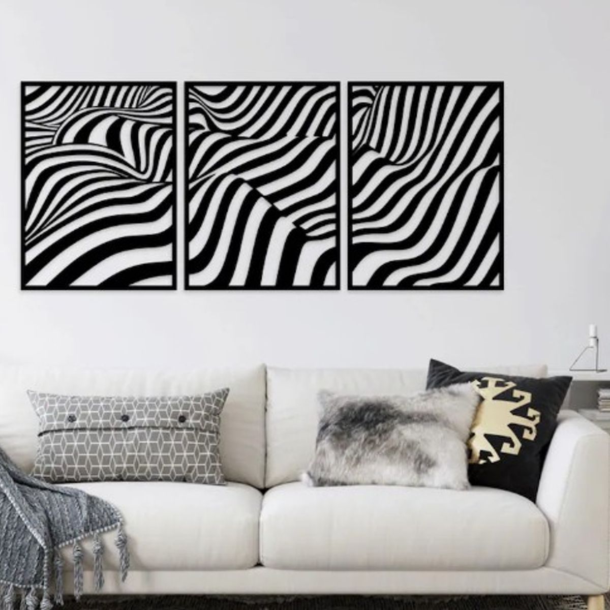 LOS REGALONES - Cuadros Decorativos Abstracto En Madera Mdf 3mm 33x45