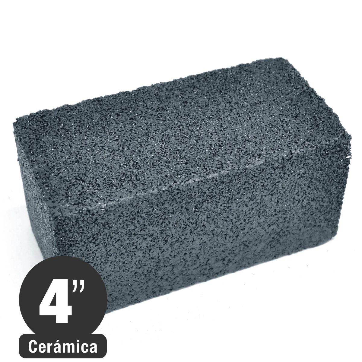 ISESA - Piedra Esmeril para Pulir Baldosas P120 Carburo Silicio 4x2x2