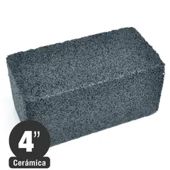 ISESA - Piedra Esmeril para Pulir Baldosas P120 Carburo Silicio 4x2x2