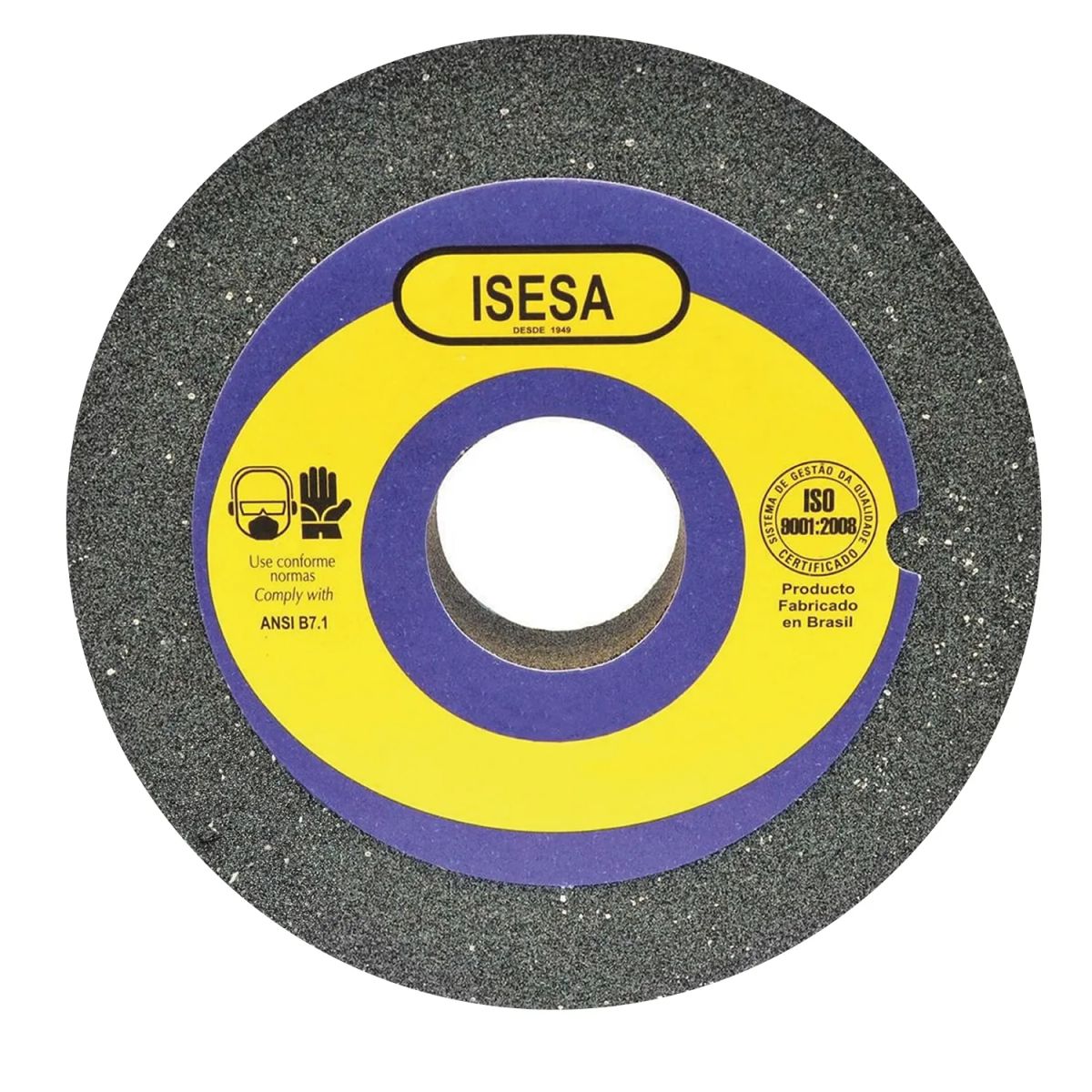 ISESA - Piedra Esmeril Recta Óxido Aluminio 5 x 34 Grano 46