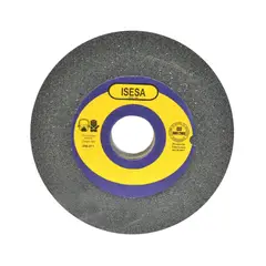 ISESA - Piedra Esmeril Recta Óxido Aluminio 6 x 12 Grano 36