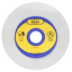 ISESA - Piedra Esmeril Recta Óxido Aluminio Blanco 6x1 P46