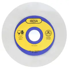 ISESA - Piedra Esmeril Recta Óxido Aluminio Blanco 6x18 P150