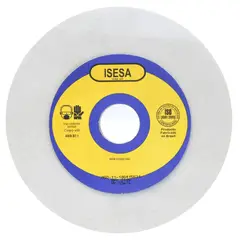 ISESA - Piedra Esmeril Recta Óxido Aluminio Blanco 6x18 P220
