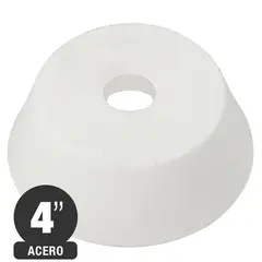 ISESA - Piedra Copa Cónica P46 4x2 Óxido Aluminio Blanco