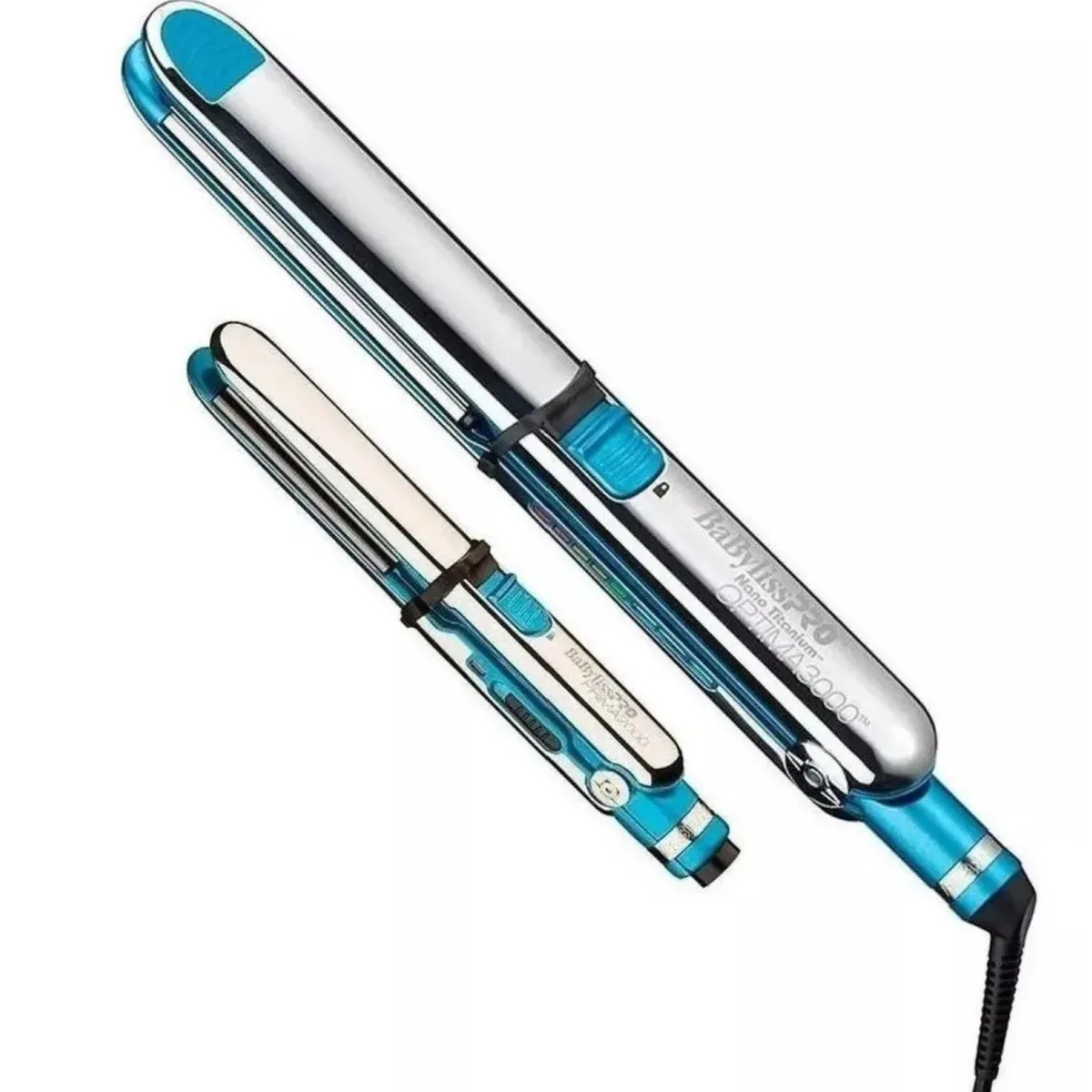 BABYLISS PRO - KIT Plancha Babyliss Pro Nano Titanium Optima 3000 + Optima 2000