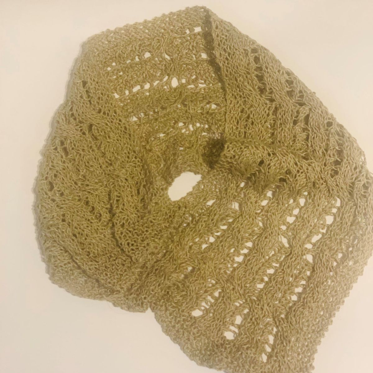 AMG ACCESORIOS - CUELLO DE LINO TEJIDO A MANO DISEÑO EXCLUSIVO