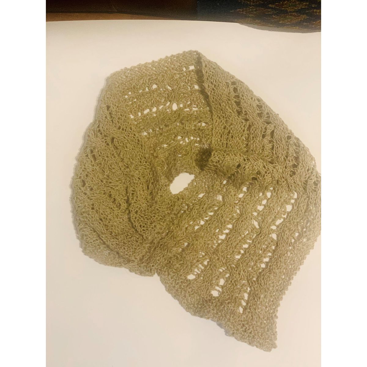 AMG ACCESORIOS - CUELLO DE LINO TEJIDO A MANO DISEÑO EXCLUSIVO