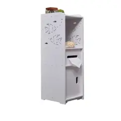 GENERICO - Organizador Gabinete De Madera Color Blanco 20x80cm 1PCS