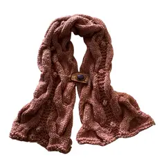 AMG ACCESORIOS - CUELLO TIPO BUFANDA TEJIDO A MANO DISEÑO EXCLUSIVO