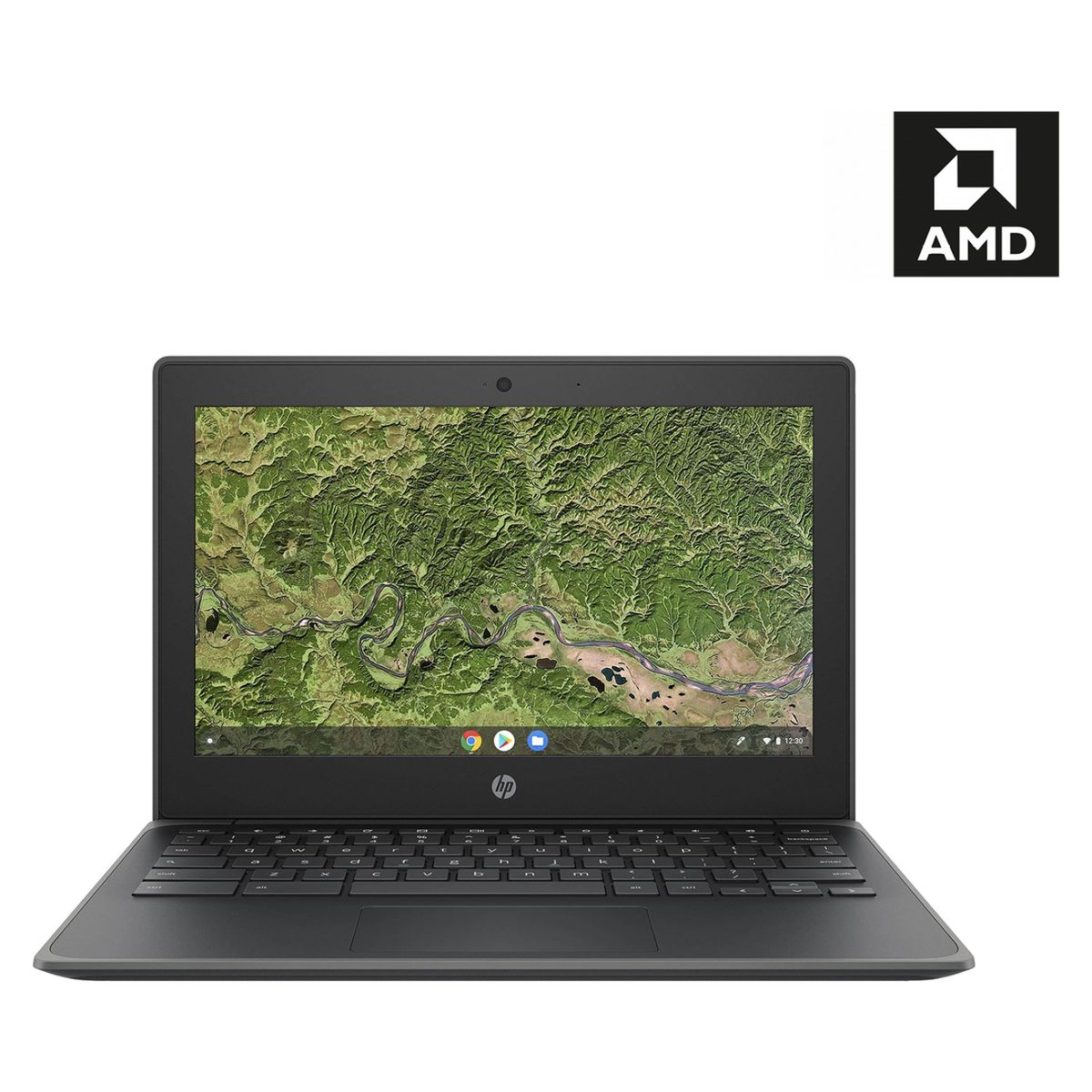 HP - Chromebook AMD 4GB RAM 32GB SSD 32GB HDD 11.6" (Teclado y sistema en Inglés - Configurable al Español)