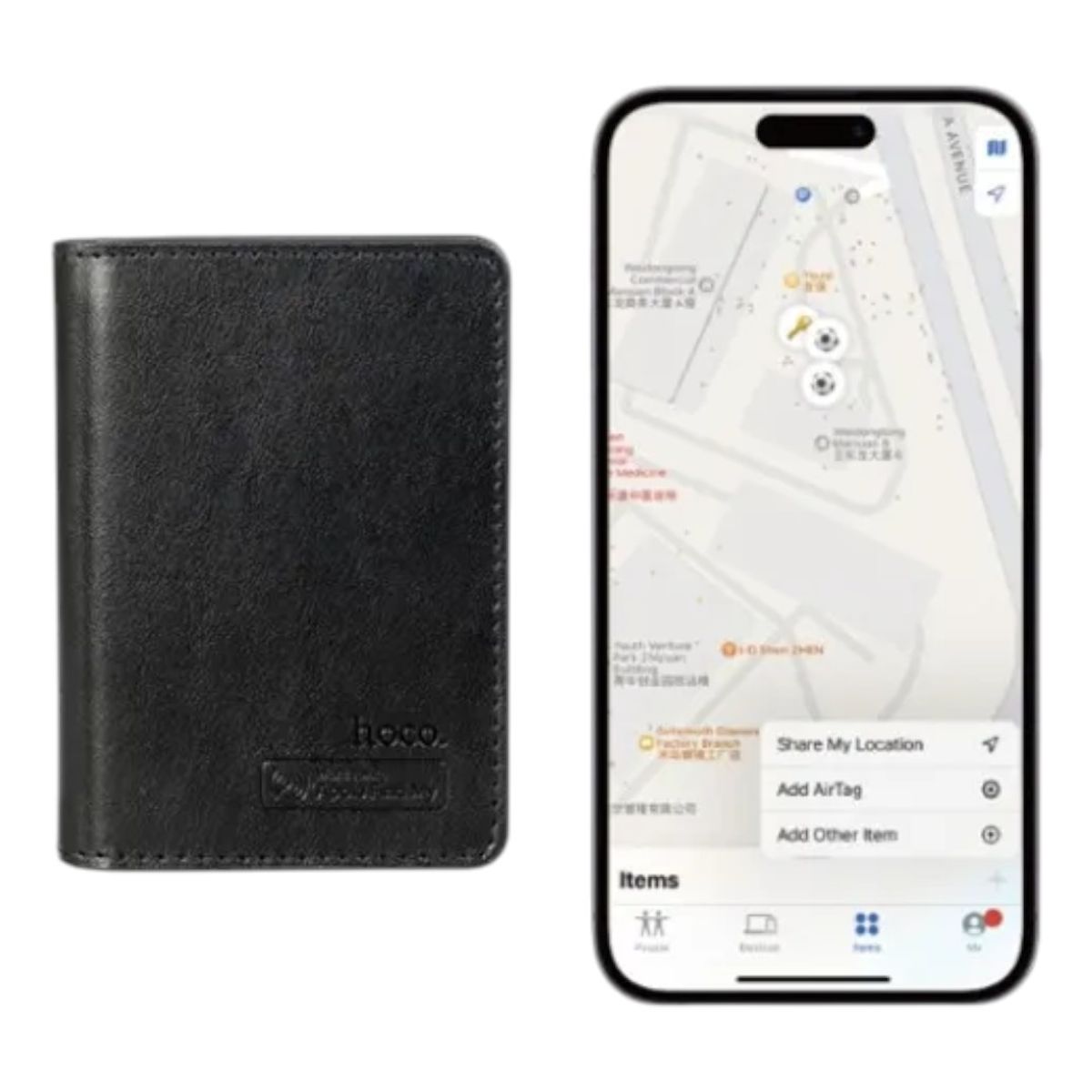 HOCO - Hoco E91f Billetera Inteligente Para Apple Find My