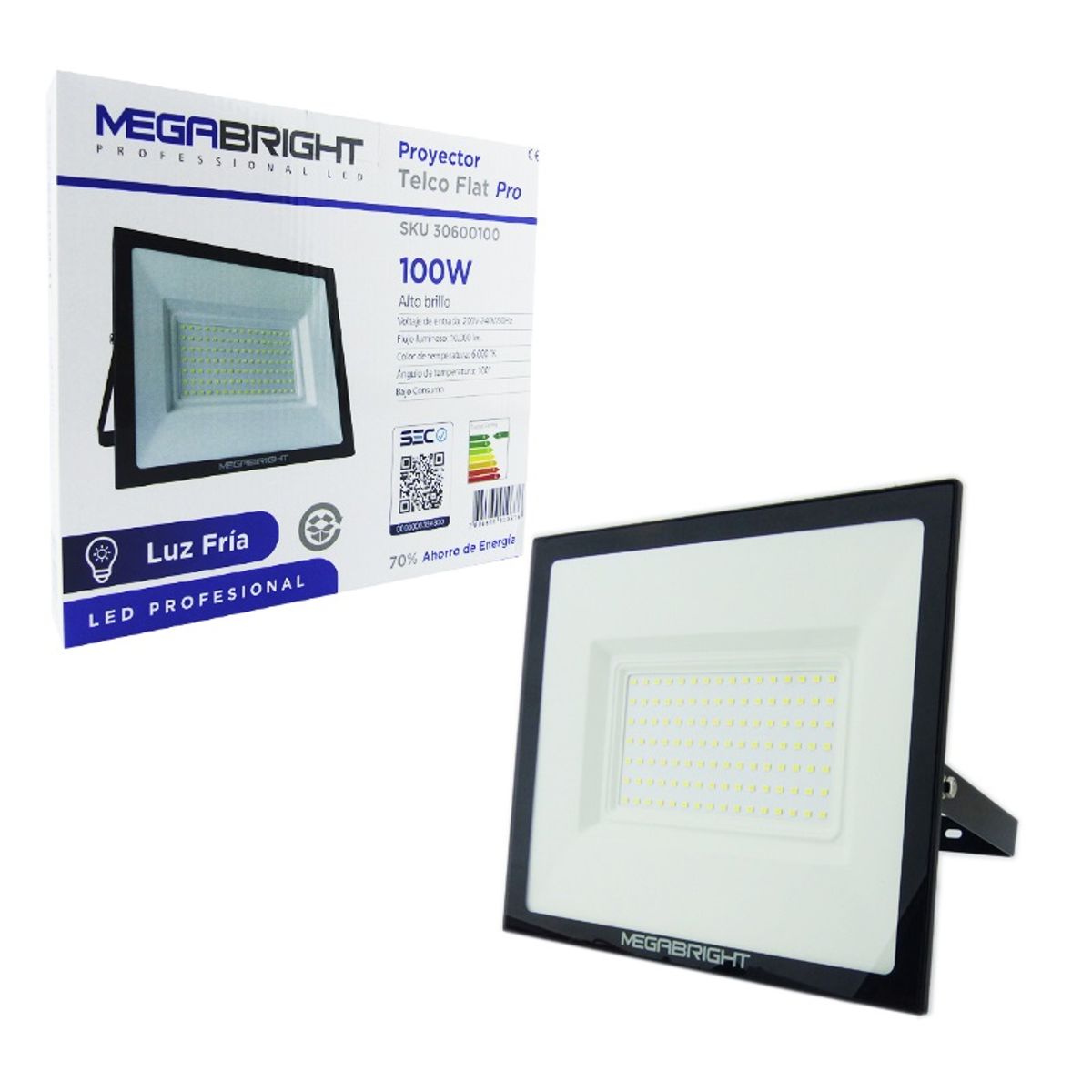 MEGABRIGHT - Foco Proyector Led Reflector 100w