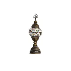 TURKUAZ - Lámpara turca de mesa XS Olas Multicolor