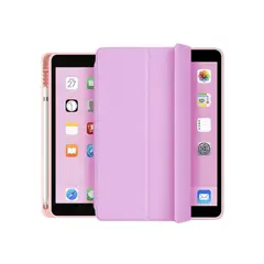 GENERICO - Funda para iPad Air 13 (M2 / M3) con Porta Lápiz Rosada