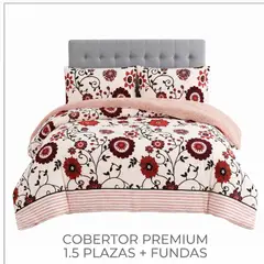GENERICO - Plumon Cobertor Invierno 1.5 Plazas Interior Chiporro Plush Premium