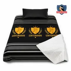GENERICO - Frazada Polar Sherpa Colo-Colo Centenario 2 Plazas 200x200