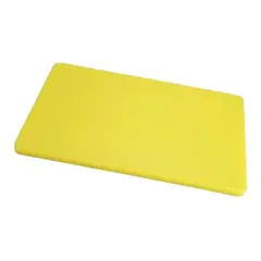 GENERICO - Tabla De Cortar Profesional 45x30 Cm 1,2 Mm Amarilla