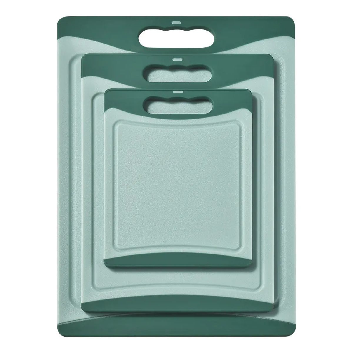EVERSO - Tabla Para Cortar De Cocina  Antideslizantes Plástico 3 Pcs