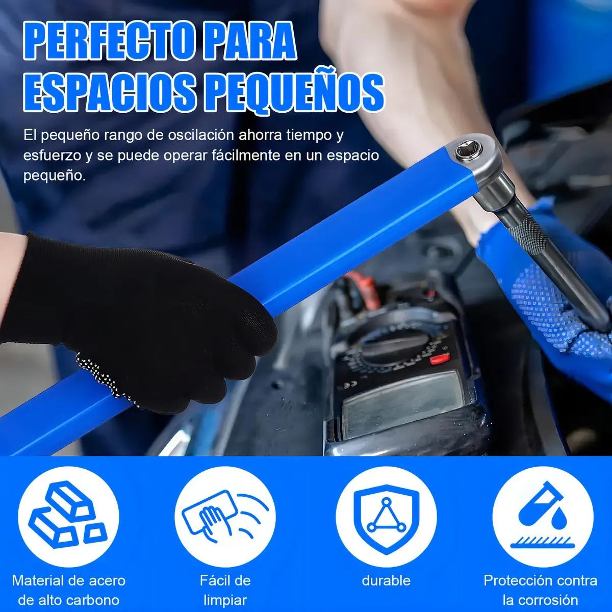 GENERICO - Juego De Llaves De Extensión Con Adaptadores Cuadrados
