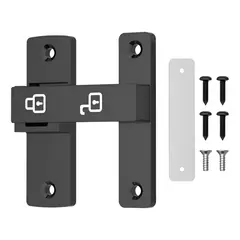 KUANGYE - 180 Grados Antirrobo Enganche De Puerta Cerrojo Sin Taladrar