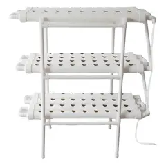ATURE - Kit De Cultivo Hidropónico De 3 Pisos 12 Tubos Para Plantas