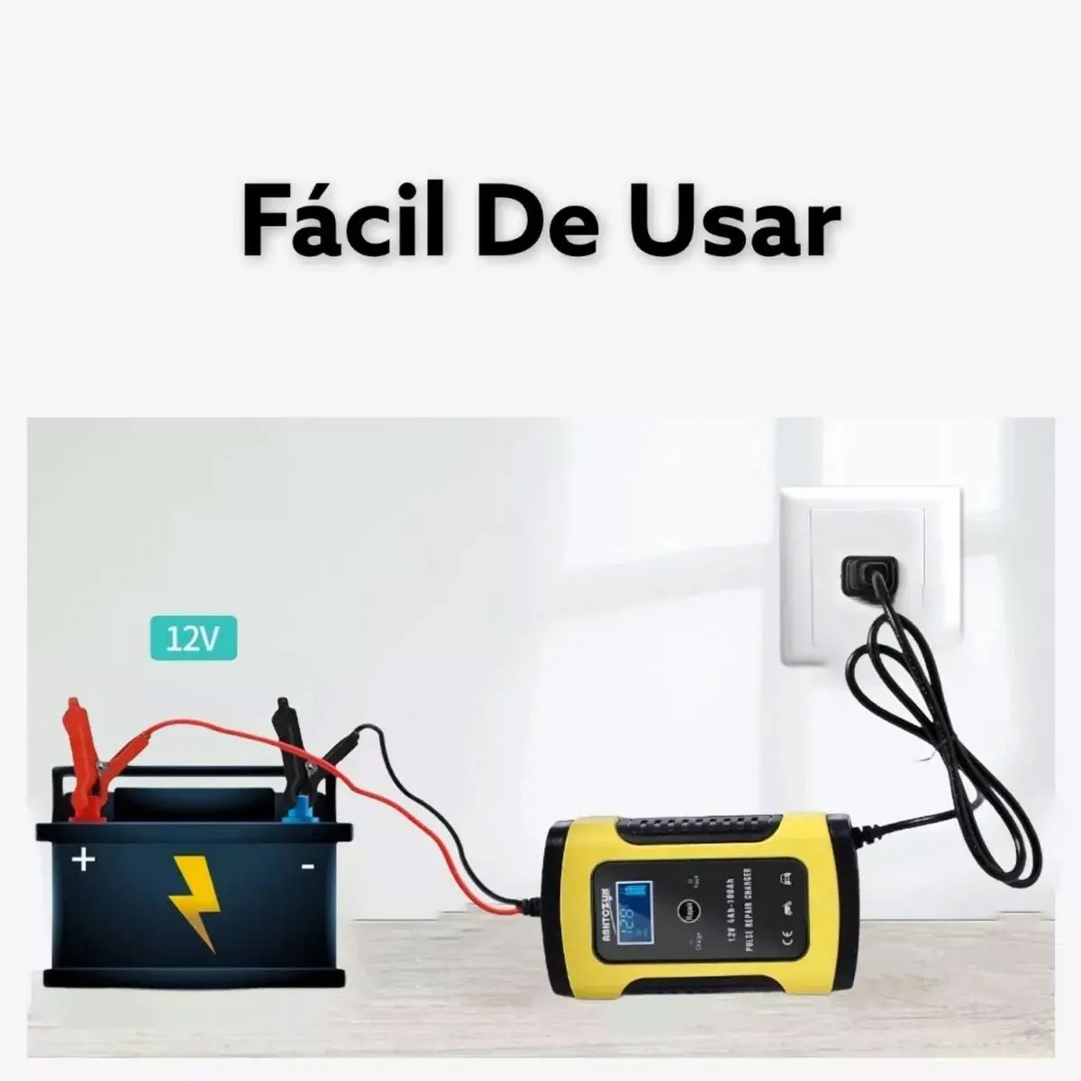 NO LOGO - Cargador De Batería Automóvil Moto 12v Envio Gratis