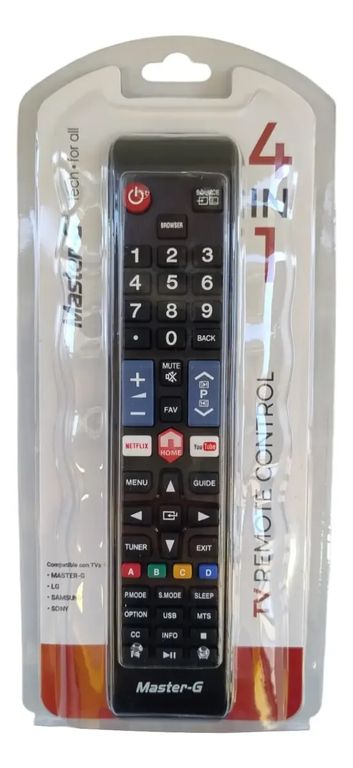 NO LOGO Control Tv Universal Master G 4 En 1