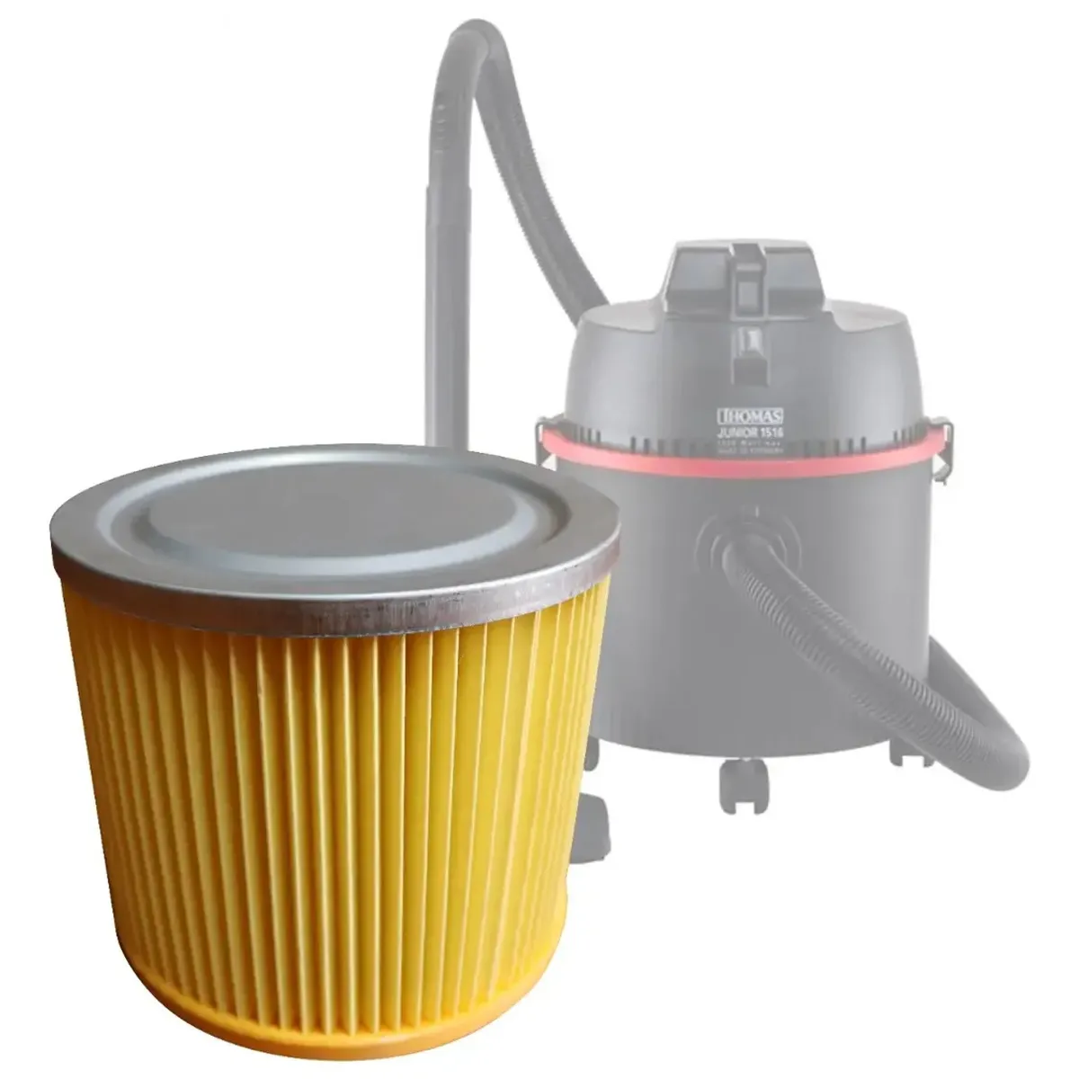 KUANGYE - Filtro Para Aspiradora Thomas Junior 1216 Plus 1516 Repuesto