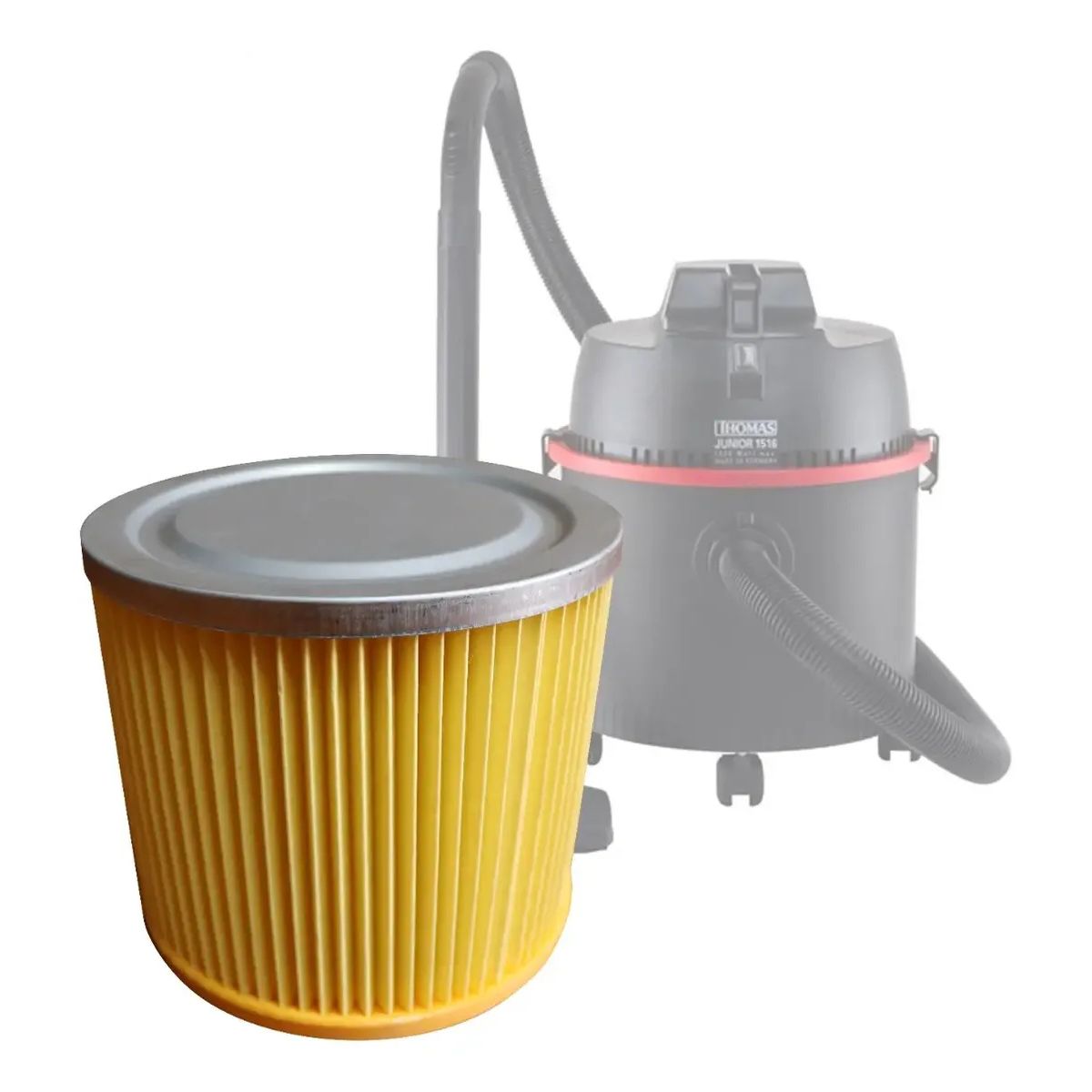 KUANGYE - Filtro Para Aspiradora Thomas Junior 1216 Plus 1516 Repuesto