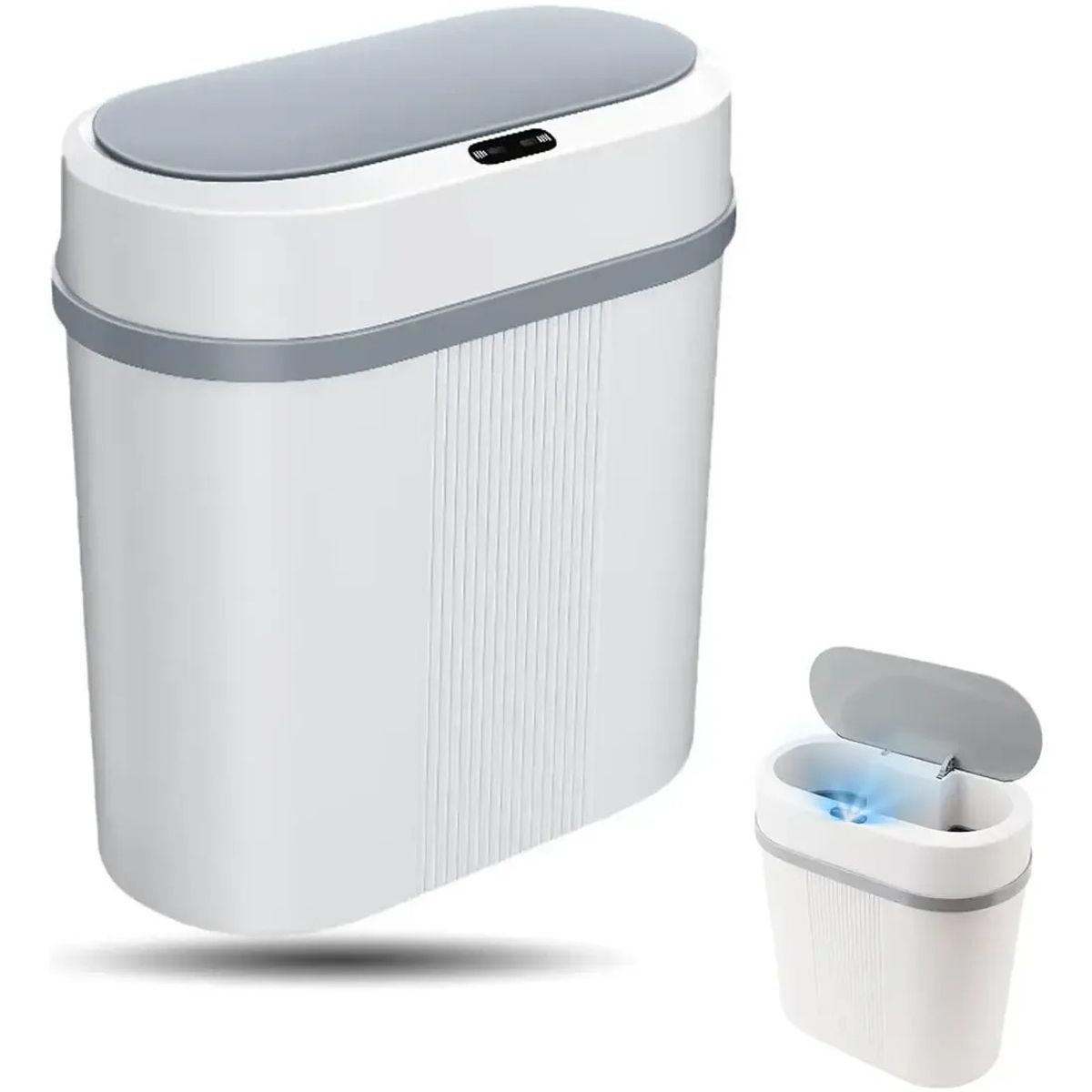 KUANGYE - Papelero Basurero Baño Automático Sensor Inteligente 8l