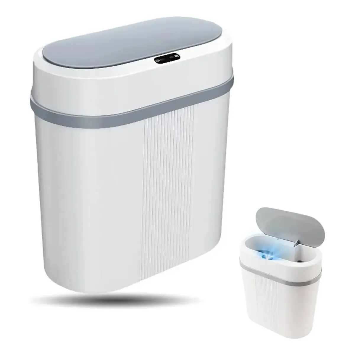 KUANGYE - Papelero Basurero Baño Automático Sensor Inteligente 8l