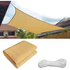 KUANGYE - Toldo Vela Sombreadora Malla Sombra 4mx3m Rectangular