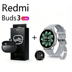 XIAOMI - Y66 Smartwatch+Audífonos Auriculares Bluetooth Redmi buds 3lite