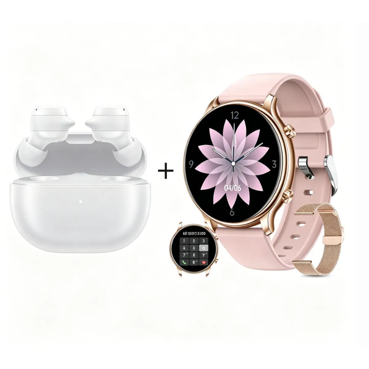XIAOMI - Y66 Smartwatch+Audífonos  Auriculares Bluetooth XIAOMI Redmi buds 3lite
