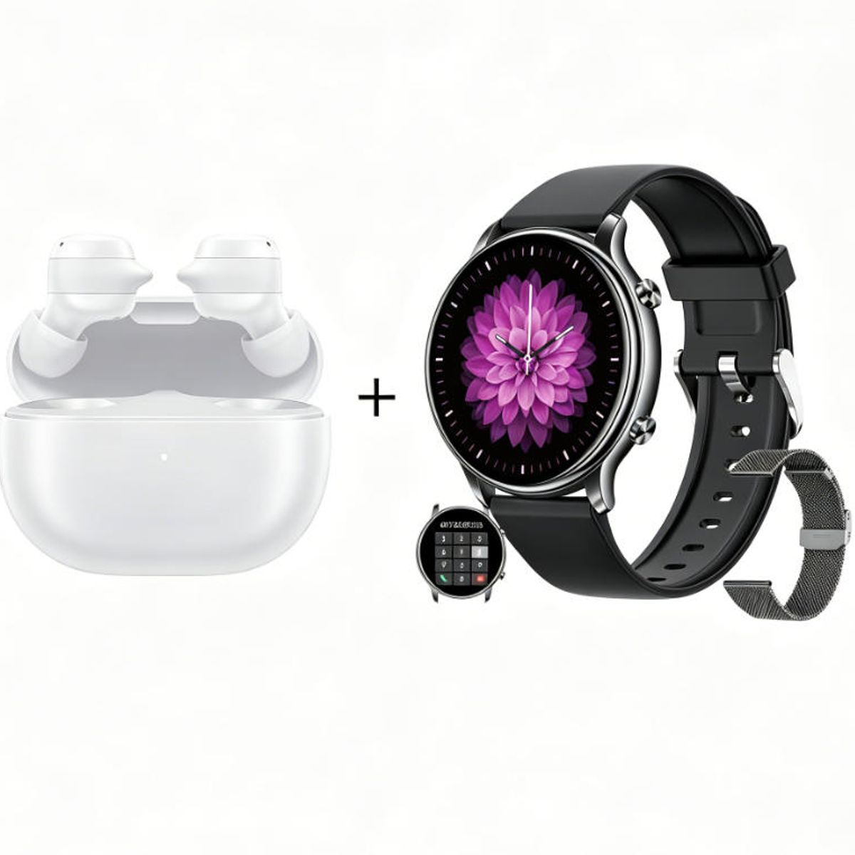 XIAOMI - Y66 Smartwatch+Audífonos  Auriculares Bluetooth XIAOMI Redmi buds 3lite