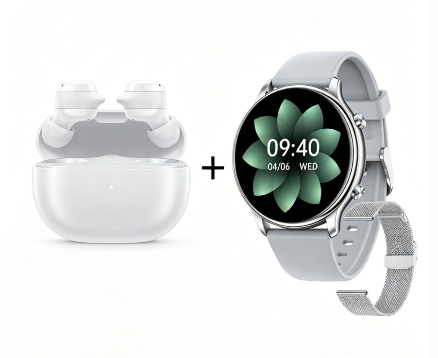 Y66 Smartwatch+Audífonos Auriculares Bluetooth Redmi buds 3lite