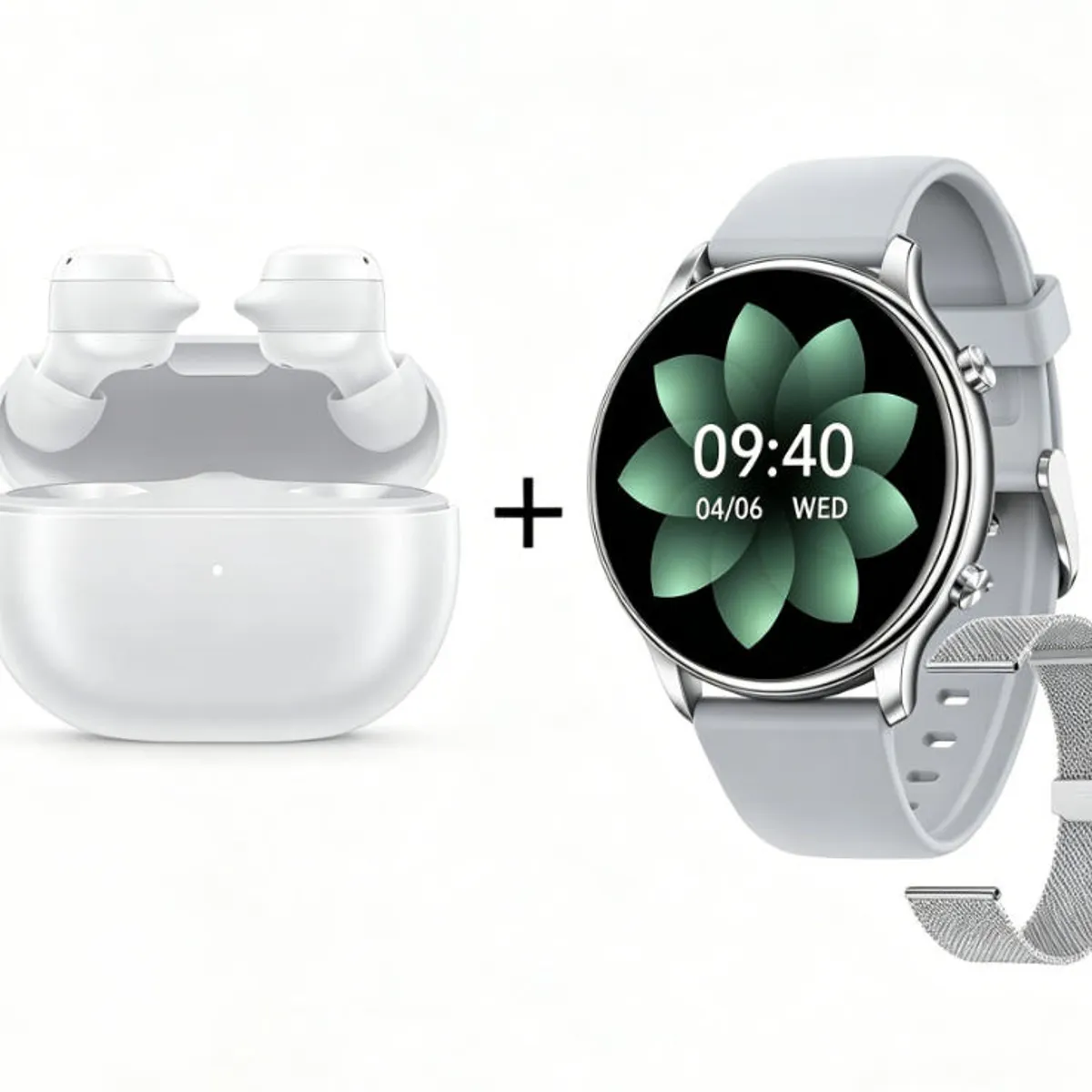 XIAOMI - Y66 Smartwatch+Audífonos  Auriculares Bluetooth XIAOMI Redmi buds 3lite