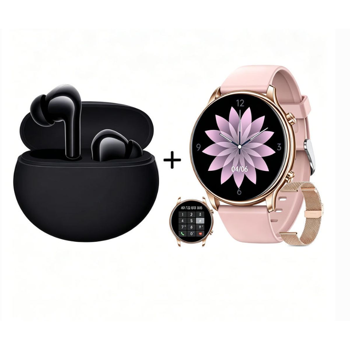 XIAOMI - Y66 Smartwatch+Audífonos  Auriculares Bluetooth XIAOMI Redmi buds 4 Active