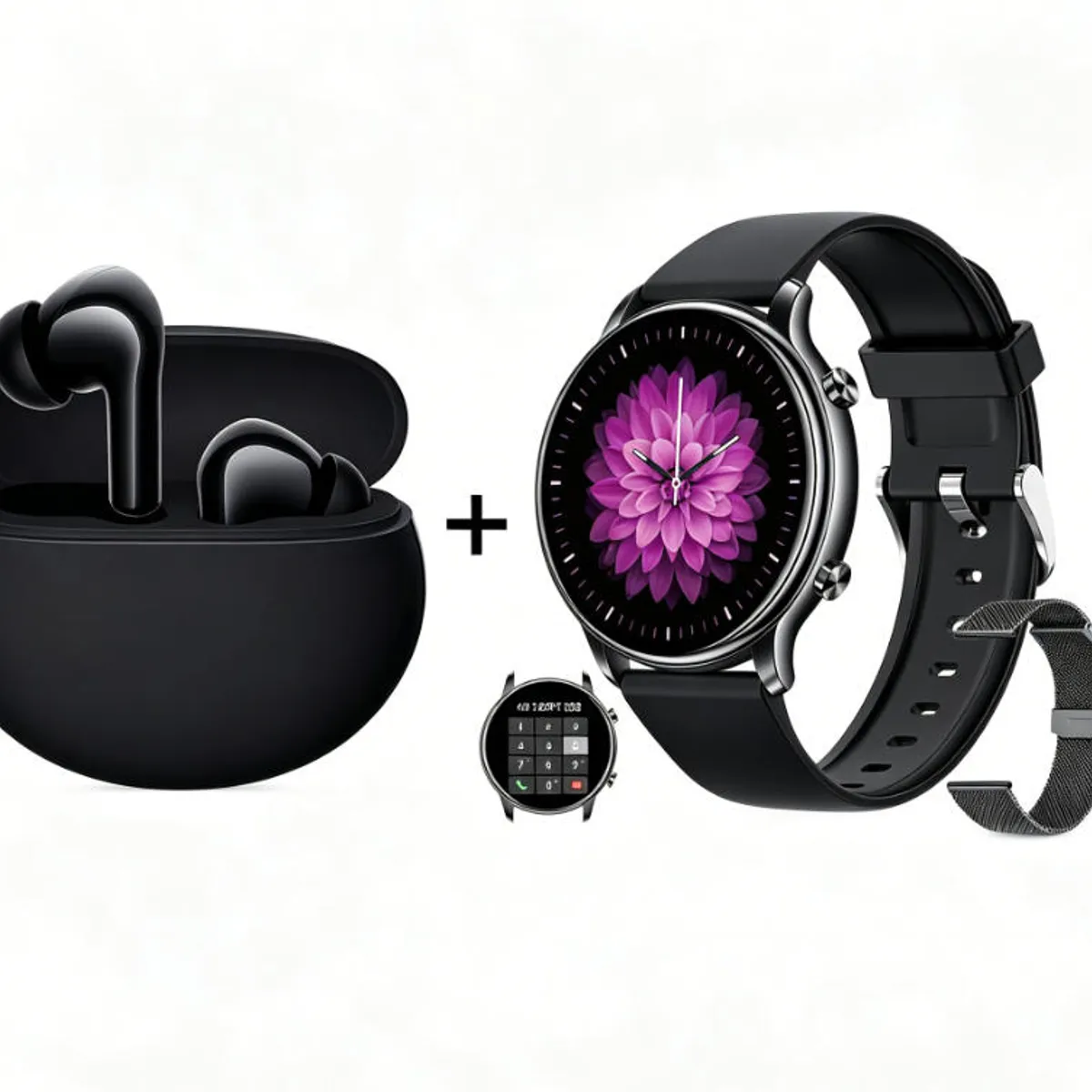 XIAOMI - Y66 Smartwatch+Audífonos  Auriculares Bluetooth XIAOMI Redmi buds 4 Active