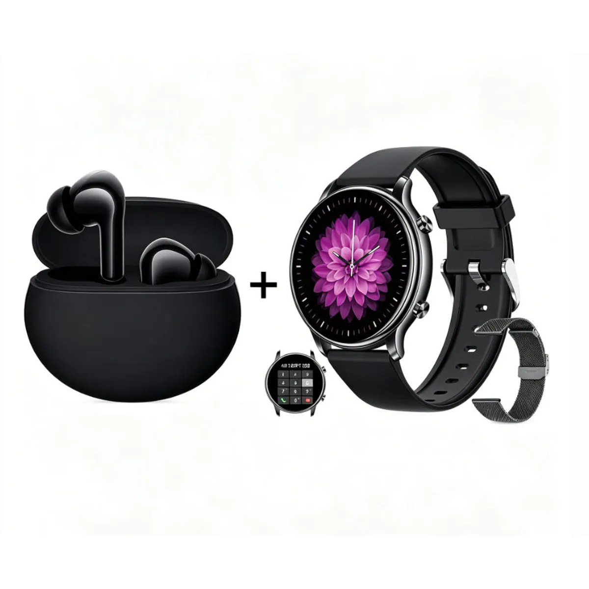 XIAOMI - Y66 Smartwatch+Audífonos  Auriculares Bluetooth XIAOMI Redmi buds 4 Active