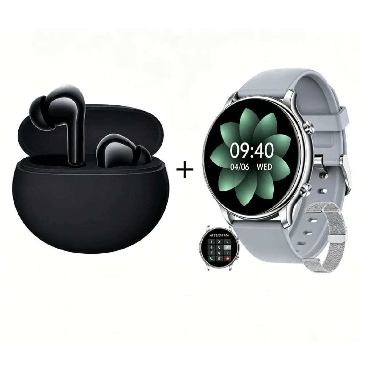 XIAOMI - Y66 Smartwatch+Audífonos  Auriculares Bluetooth XIAOMI Redmi buds 4 Active