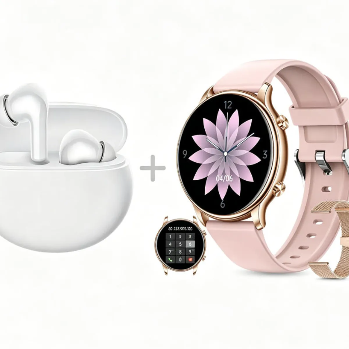 XIAOMI - Y66 Smartwatch+Audífonos  Auriculares Bluetooth XIAOMI Redmi buds 4 Active