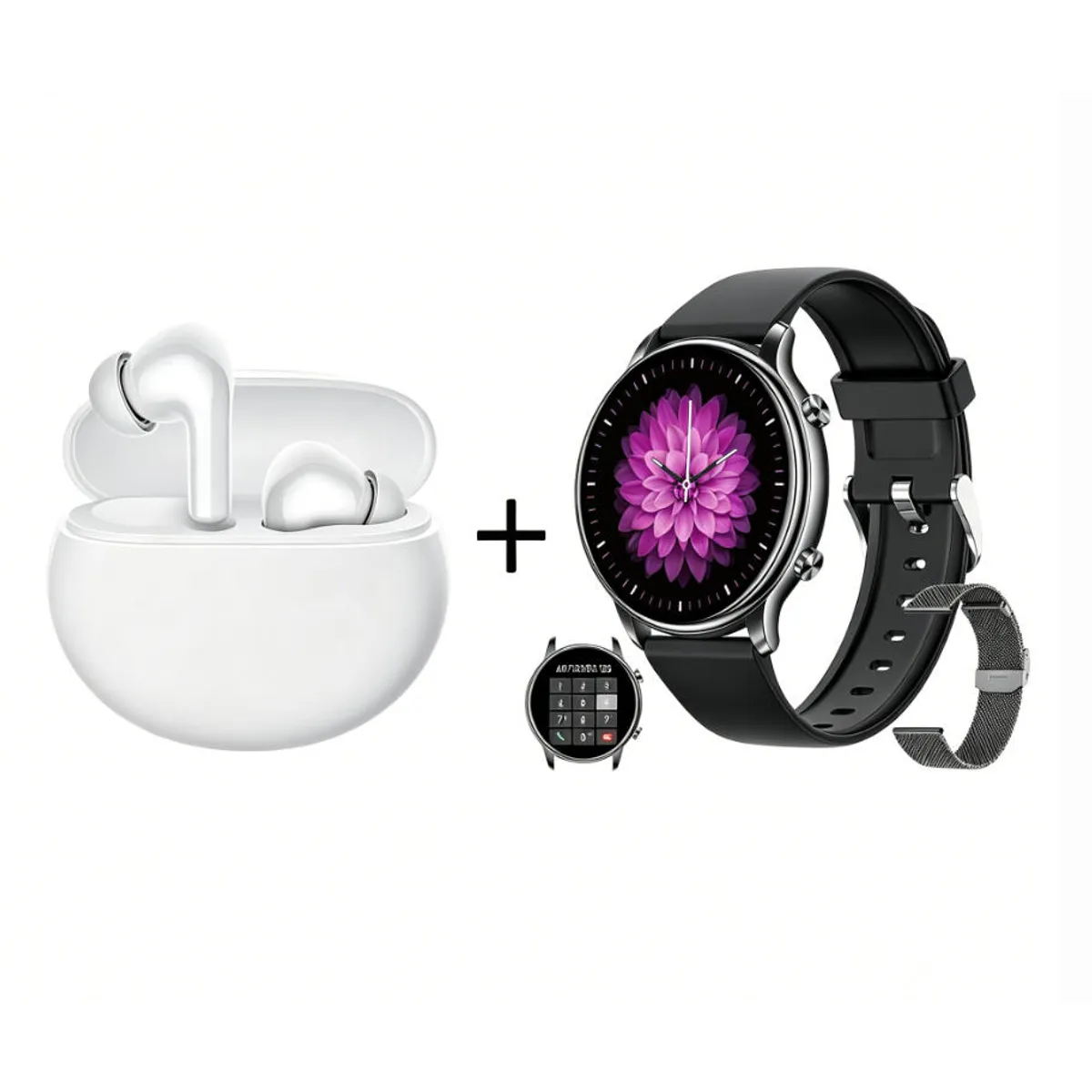 XIAOMI - Y66 Smartwatch+Audífonos  Auriculares Bluetooth XIAOMI Redmi buds 4 Active